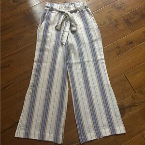 Striped Wide Leg Pants